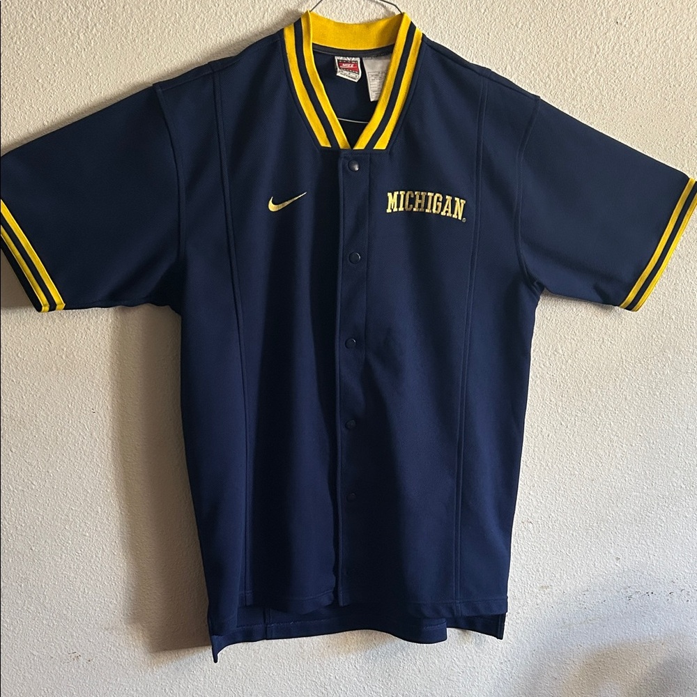 Nike Blue and Yellow Men's Jersey